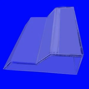 Prototipo di cornice logo in acrilico CNC